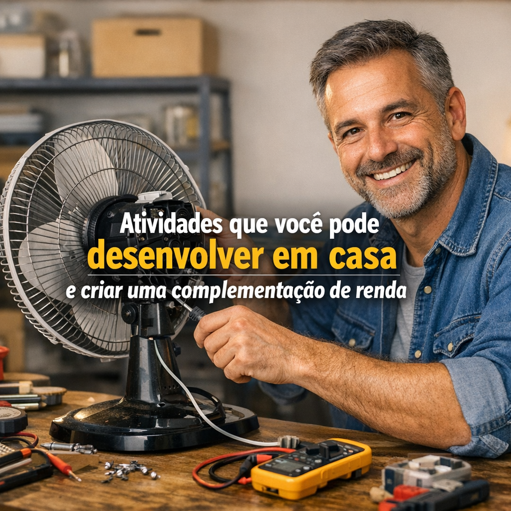 Atividades para desenvolver em casa e criar complementação de renda