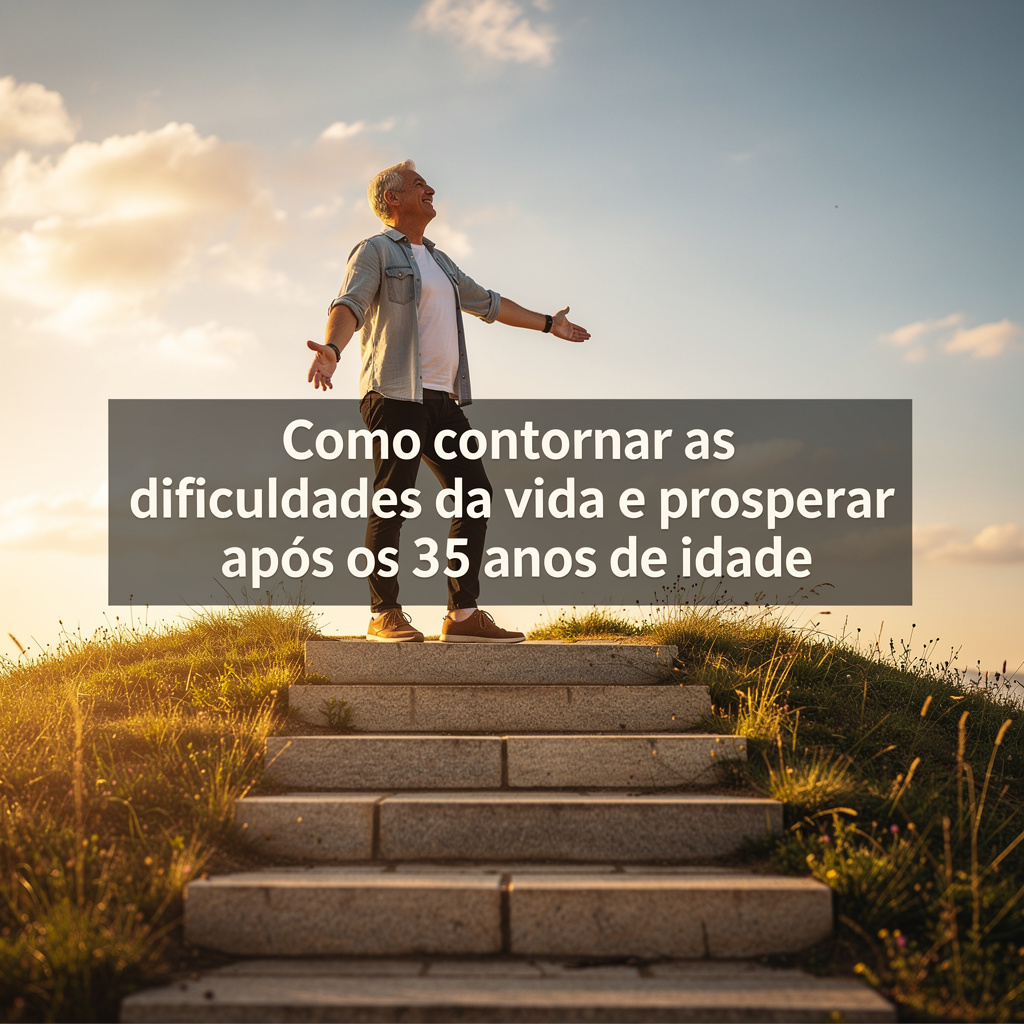 Como contornar a dificuldades da vida e prosperar após os 35 anos