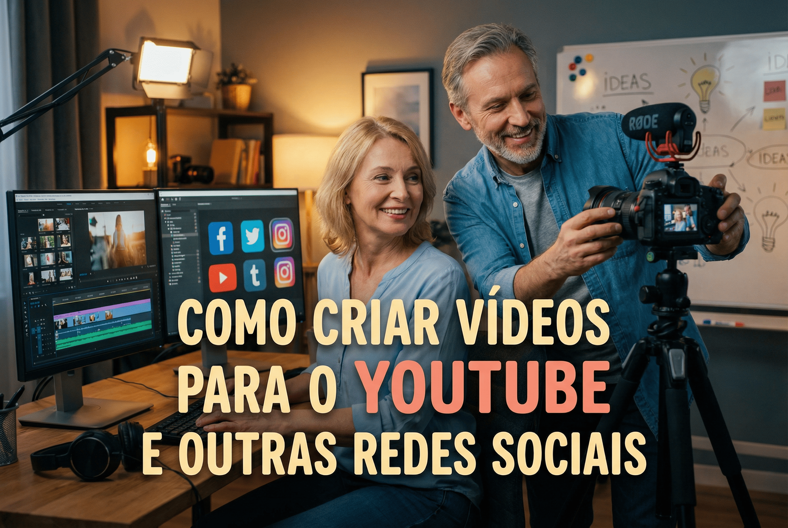 Como criar vídeos para o Youtube e outras redes sociais